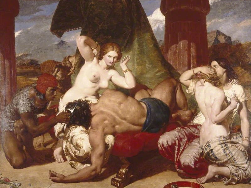 1820-Frederick Richard Pickersgill - Sansone tradito - Manchester Art Gallery
